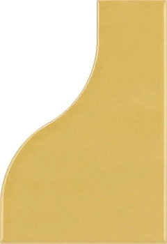 Настенная Curve Yellow Matt 8.3x12